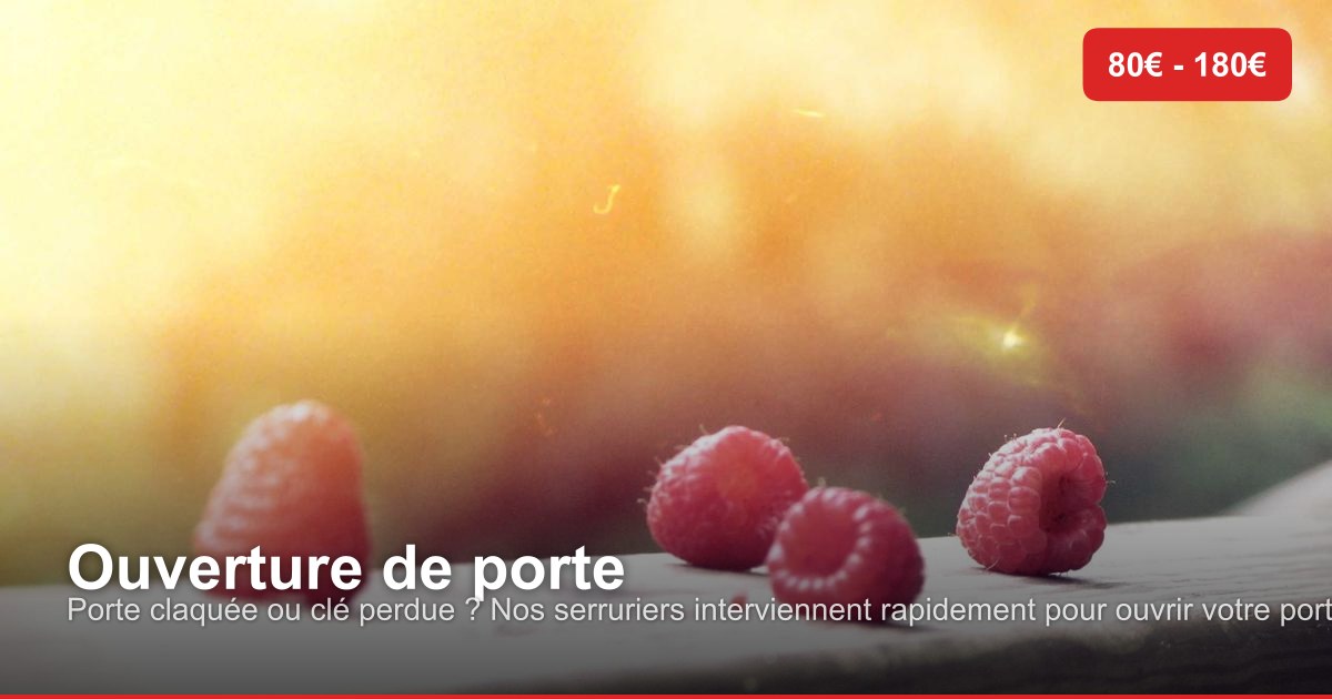 Ouverture de porte dans l'arrondissement de Hal-Vilvorde